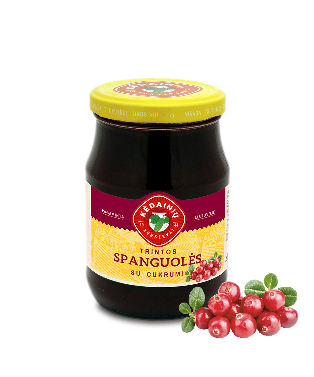 Crushed Cranberries with Sugar