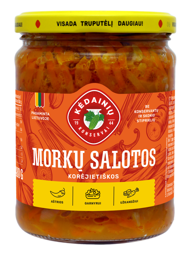 Korejietiškos morkų salotos